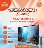 Dlight 32 inch tv on Loan