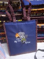 African Grace Portrait Tan Tote