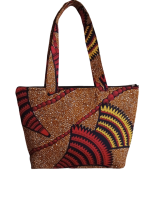 handcrafted African Print Tote Bag