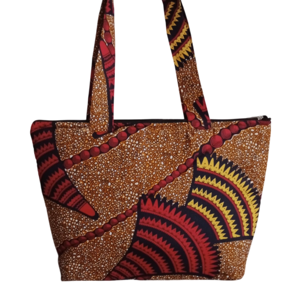 handcrafted African Print Tote Bag