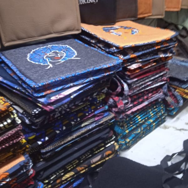 Handcrafted Big Five Africa Embroidered Bag