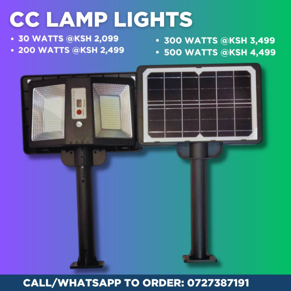CC Lamp High Power Solar Street & Security Lights